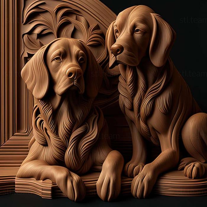 3D model dogs (STL)